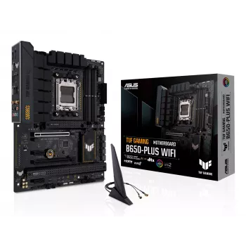 Płyta główna ASUS TUF GAMING B650-PLUS WIFI — AMD B650, Socket AM5, ATX, DDR5, 4 DIMM, Wi‑Fi 6, 2.5Gb LAN, 3x M.2