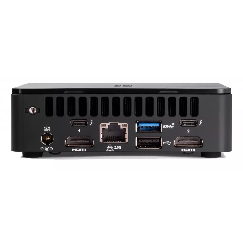 Mini PC barebone ASUS NUC 12 Pro Slim Kit RNUC12WSKI700002I — Intel Core i7-1260P, obsługa do 64 GB DDR4, 2x M.2 SSD, Wi‑Fi 6E, Thunderbolt 4
