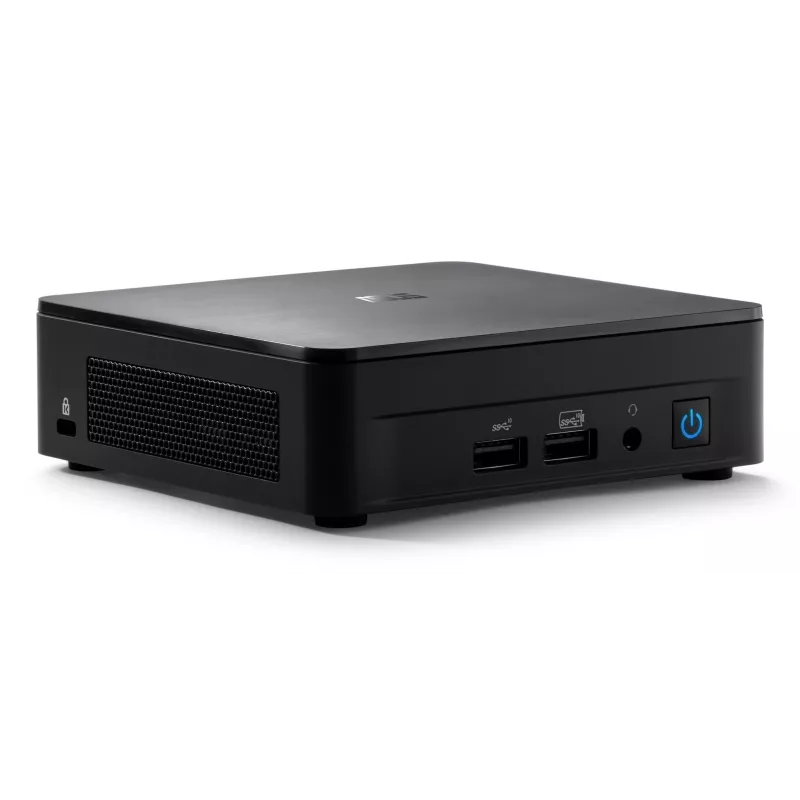 Mini PC barebone ASUS NUC 12 Pro Slim Kit RNUC12WSKI700002I — Intel Core i7-1260P, obsługa do 64 GB DDR4, 2x M.2 SSD, Wi‑Fi 6E, Thunderbolt 4