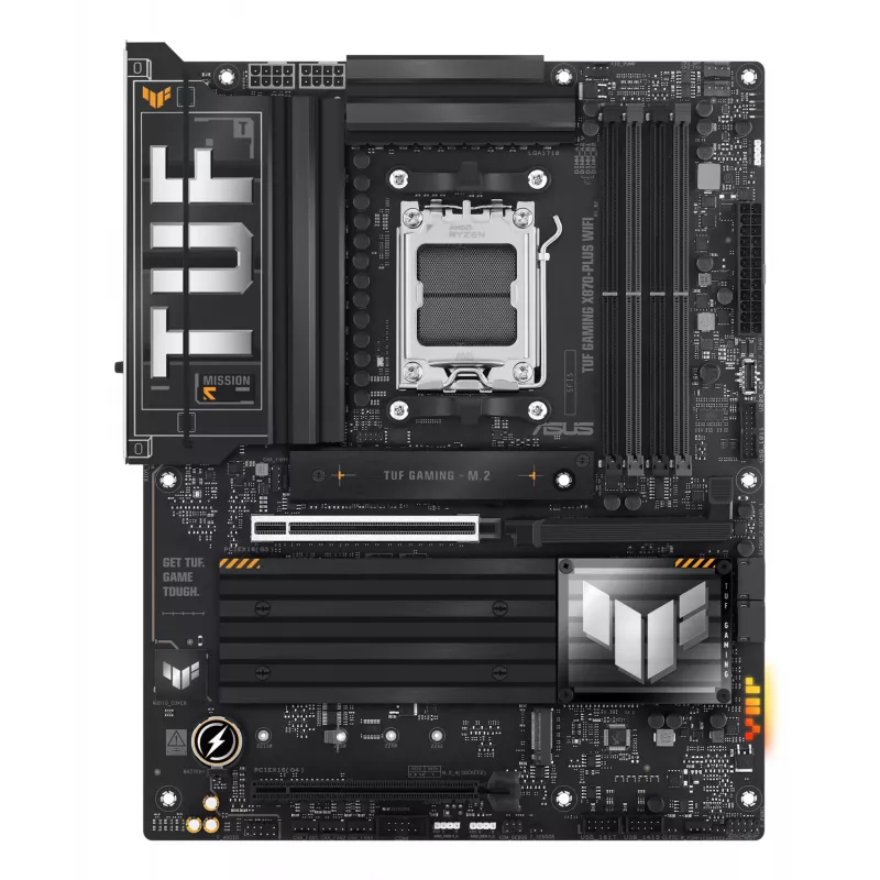 Płyta główna ASUS TUF GAMING X870-PLUS WIFI — AMD X870, Socket AM5, ATX, DDR5, 4 DIMM, Wi‑Fi 7, Bluetooth 5.4