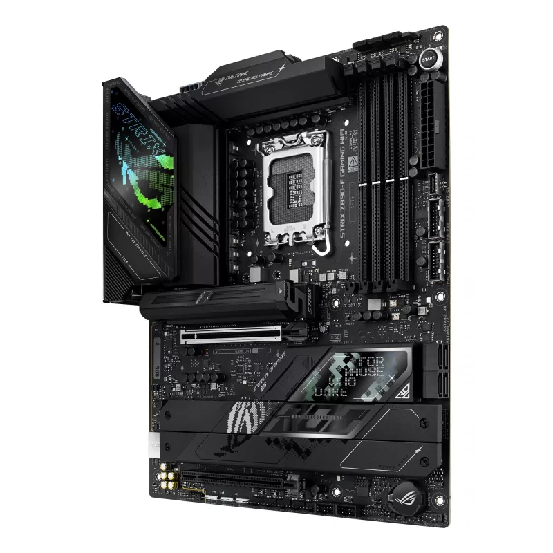 Płyta główna ASUS ROG STRIX Z890-F GAMING WIFI — Intel Z890, LGA 1851, ATX, DDR5, 4x DIMM, 192GB, Wi‑Fi 7, Bluetooth 5.4