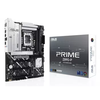 Płyta główna ASUS PRIME Z890-P — Intel Z890, LGA 1851, ATX, DDR5, 4x DIMM, 192 GB, 4x M.2, 2.5Gb LAN, HDMI 2.1, 1x USB-C