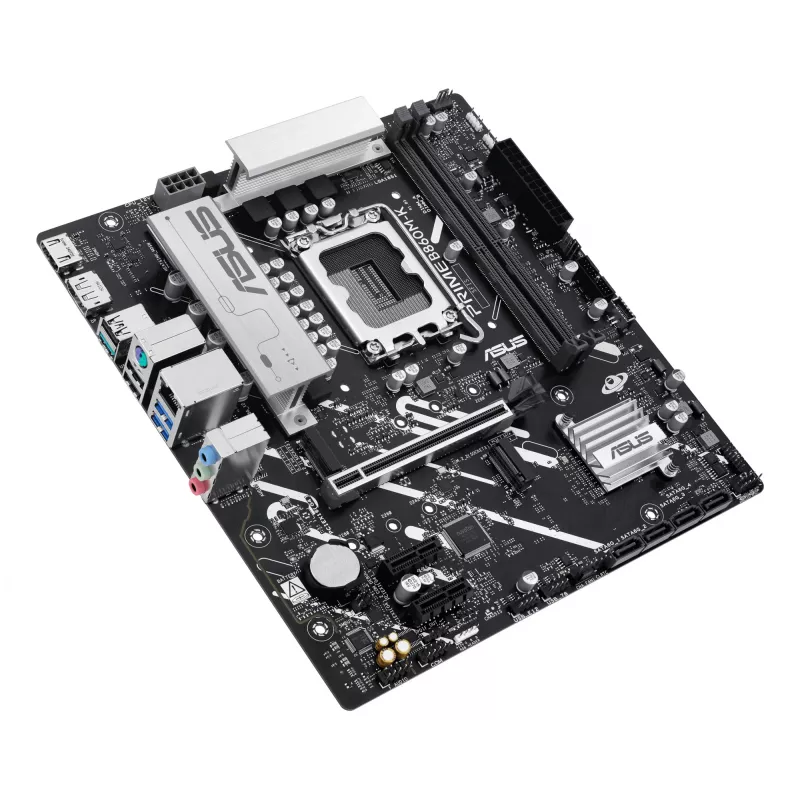 Płyta główna ASUS PRIME B860M-K — Intel B860, LGA 1851, micro ATX, DDR5, 2x M.2, 2 DIMM, 2.5Gb LAN
