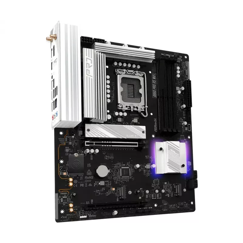 Płyta główna ASRock B860 Pro RS WiFi Intel B860 LGA1851 ATX, 4x sloty DDR5, 256GB, Wi‑Fi 6E, 2.5GbE