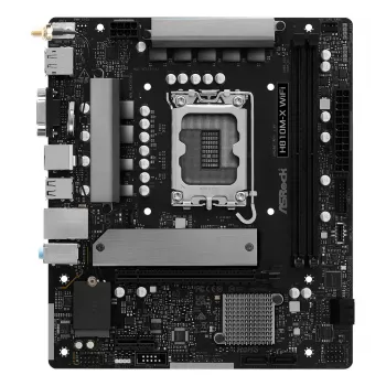 Płyta główna ASRock H810M-X WiFi — Intel H810, LGA 1851, microATX, DDR5, 2 DIMM, 128 GB, Wi‑Fi 5, 2,5 Gb LAN, M.2, SATA III