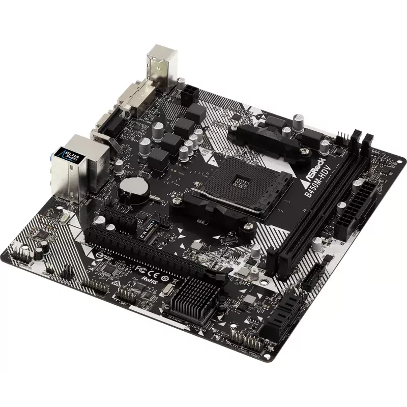 Płyta główna ASRock B450M-HDV R4.0 AMD B450 Socket AM4 micro ATX