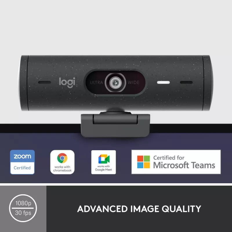 LOGITECH Brio 500 Full HD Webcam Grafit