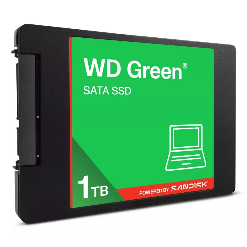 WESTERN DIGITAL SSD - WD zielony -1TB - SATA 6Gb/s - 2.5in/7mm cased