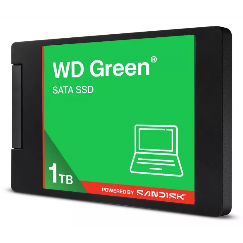 WESTERN DIGITAL SSD - WD zielony -1TB - SATA 6Gb/s - 2.5in/7mm cased
