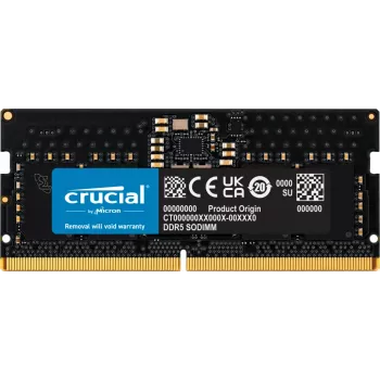 MICRON / CRUCIAL Pamięć 8 GB DDR5-4800 SODIMM (CT8G48C40S5)