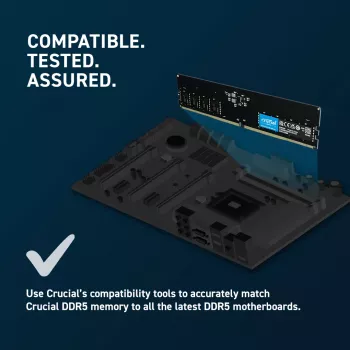 16 GB Crucial DIMM 5600 (2x 8 GB) Dual-Kit (schwarz, CT2K8G56C46U5, INTEL XMP, AMD EXPO)