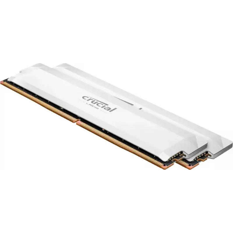 Crucial Pro - Overclocking Edition - DDR5 - Kit 32 GB: 2 x 16 GB DIMM 288-PIN 6400 MT/s / PC5-51200 CL38 1.35 V ungepuffert non-ECC weiß