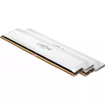 Crucial Pro OC - DDR5 - Kit - 64 GB: 2 x 32 GB - DIMM 288-PIN - 3200 MHz / PC5-51200 - CL40 - 1.35 V - ungepuffert - on-die ECC - weiß