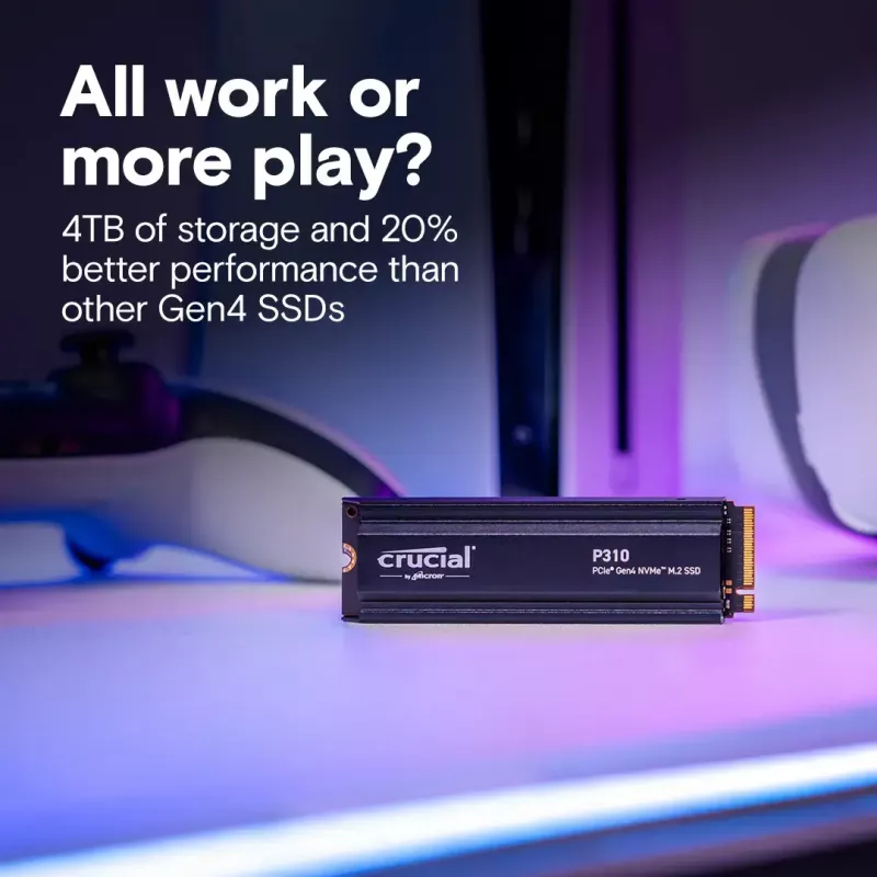 SSD Crucial 4 TB M.2 PCI Express 4.0 NVMe P310