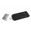 Kingston Technology DataTraveler 128GB USB-C 3.2 Gen 1 70, 128 GB, USB Type-C, 3.2 Gen 1 (3.1 Gen 1), Nakładka, 7 g, Czarny