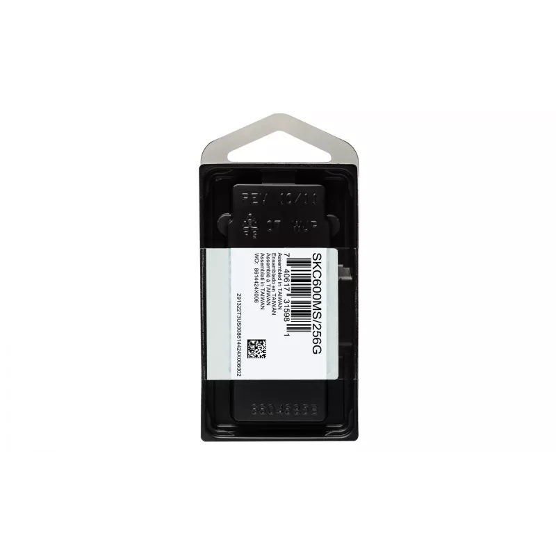 Kingston Technology 256G SSD KC600 SATA3 mSATA, 256 GB, mSATA, 550 MB/s, 6 Gbit/s
