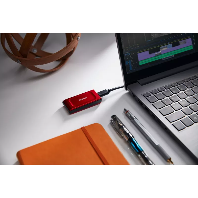 Kingston Technology 1TB XS1000 czerwony zewnętrzny przenośny dysk SSD USB 3.2 Gen 2