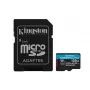 Kingston Technology 128 GB microSDXC Canvas Go Plus Gen4 200 MB/s A2 U3 V30 – karta + adapter