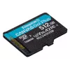 Kingston Technology 512 GB microSDXC Canvas Go Plus Gen4 200 MB/s A2 U3 V30 Karta + Adapter