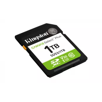 Karta pamięci SD KINGSTON Canvas Select Plus Gen3 1TB SDXC UHS-I V30 U3 Class 10, 150 MB/s
