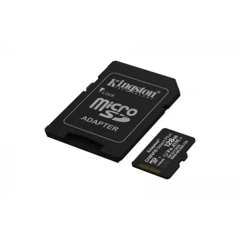 Kingston Technology 128GB microSDXC Canvas Select Plus Gen3 150MB/s Karta A1 + Adapter