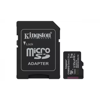 Kingston Technology 1TB microSDXC Canvas Select Plus Gen3 150MB/s karta A1 + adapter