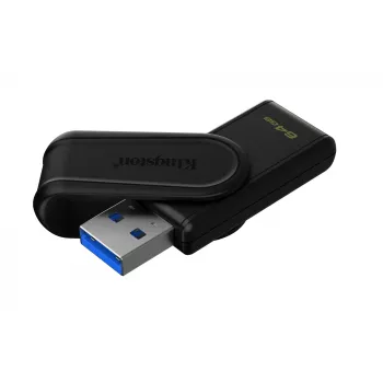 Kingston Technology DataTraveler 64GB przenośny pamięć USB 3.2 Gen 1 Exodia S (czarny/czarny)