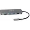 D-Link 6-w-1 Hub USB-C z HDMI/Czytnikiem kart/Power Delivery