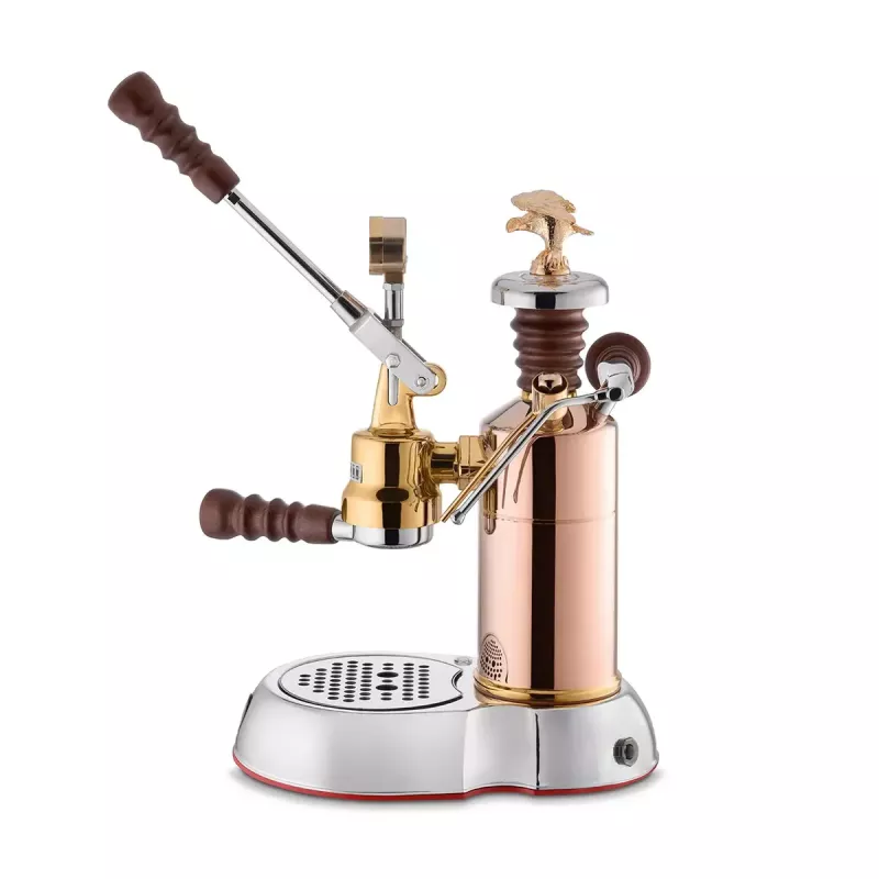 La Pavoni Esperto Edotto LPLESE01EU ekspres dźwigniowy, miedź/chrom, 1,6 l
