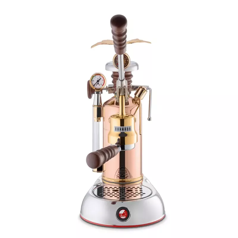 La Pavoni Esperto Edotto LPLESE01EU ekspres dźwigniowy, miedź/chrom, 1,6 l