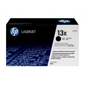 HP 13X o wysokiej wydajności, czarny, oryginalny toner do LaserJet, 4000 stron, Czarny, 1 szt.