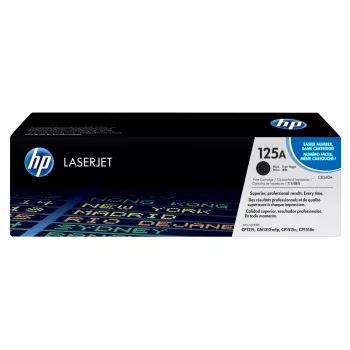 HP 125A Black Original LaserJet Toner Cartridge, 2200 stron, czarny, 1 szt.