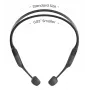 Zestaw słuchawkowy Shokz OpenRun Mini — bezprzewodowy sportowy zestaw słuchawkowy z przewodnictwem kostnym, IP67, Bluetooth 5.1, bateria 480 min