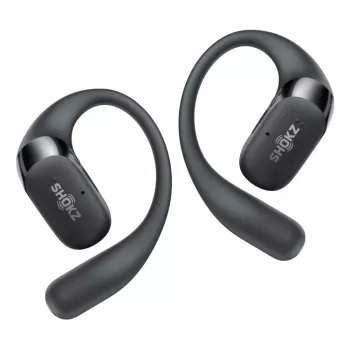 Słuchawki JLAB AUDIO SHOKZ OpenFit 2 — przewodnictwo kostne, bezprzewodowe, otwarte z zaczepem na ucho, czarne