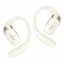 Otwarte bezprzewodowe słuchawki Shokz OpenFit 2 — Bluetooth 5.4, IP55, przewodnictwo kostne, 11 godz. odtwarzania (48 godz. z etui), USB‑C, beżowe