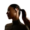 Otwarte bezprzewodowe słuchawki Shokz OpenFit 2 — Bluetooth 5.4, IP55, przewodnictwo kostne, 11 godz. odtwarzania (48 godz. z etui), USB‑C, beżowe
