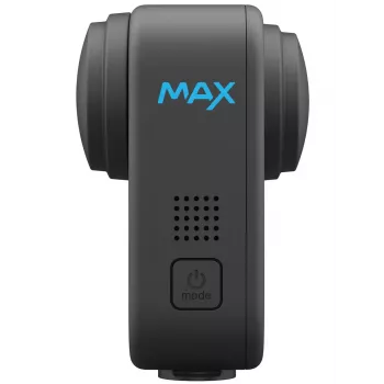 Kamera sportowa GoPro MAX 360 (2025) — nagrywanie 360°, 6K Ultra HD, wbudowany wyświetlacz, Wi‑Fi, GPS, czarny