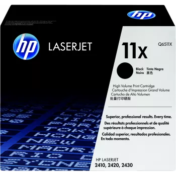 HP 11X High Yield Black Original LaserJet toner cartridge 1 szt.