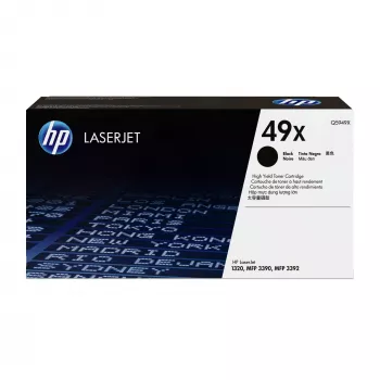 HP 49X High Yield Black Original LaserJet Toner Cartridge, 6000 stron, Czarny, 1 szt.