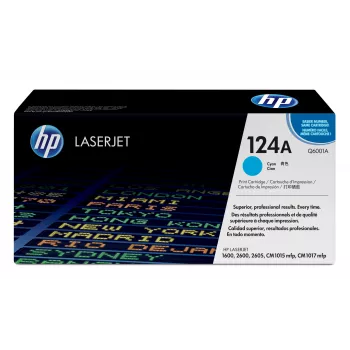 HP 124A Cyan Oryginalny wkład do drukarki LaserJet, 2000 stron, Cyan, 1 szt.