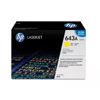 HP 643A Żółty Oryginalny LaserJet Toner