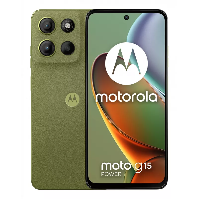 Motorola moto g15 power 17,1 cm (6,72 cala) Dual SIM Android 15 4G USB Type-C 8 GB 256 GB 6000 mAh Zielony