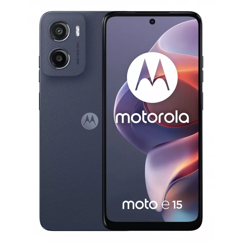 Motorola moto e15 16,9 cm (6,67 cala) Dual SIM Android 14 Go edition 4G USB Type-C 2 GB 64 GB 5200 mAh Niebieski