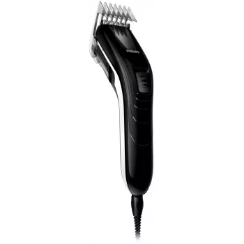 Philips maszynka do strzyżenia włosów dla całej rodziny QC5115/15, Czarny, Biały, 3 mm, 2,1 cm, 4,1 cm, zasilanie sieciowe, 4,1 cm