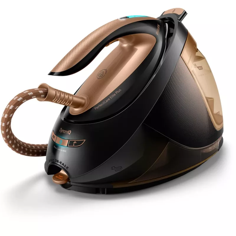 Żelazko z generatorem pary Philips GC9682/80 — 2700 W, zbiornik 1,8 l, ciągła para 165 g/min, boost 600 g/min, stopa T-ionicGlide