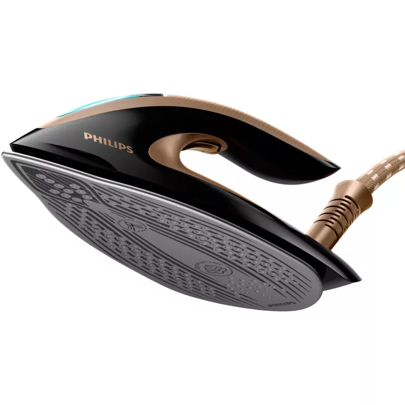 Żelazko z generatorem pary Philips GC9682/80 — 2700 W, zbiornik 1,8 l, ciągła para 165 g/min, boost 600 g/min, stopa T-ionicGlide