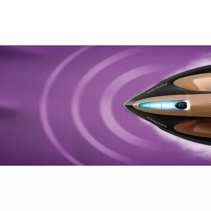 Żelazko z generatorem pary Philips GC9682/80 — 2700 W, zbiornik 1,8 l, ciągła para 165 g/min, boost 600 g/min, stopa T-ionicGlide