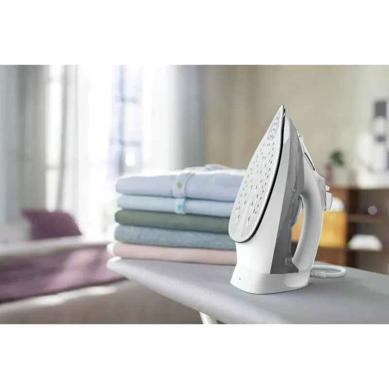 Philips 5000 series DST5010/10 Żelazko parowe SteamGlide Plus 2400 W Szary, Biały