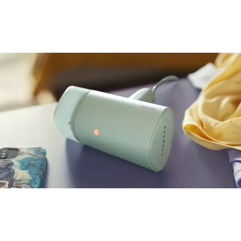 Ręczny steameryzator do ubrań Philips 3000 series STH3010/70 — 1000 W, 20 g/min ciągłej pary, przewód 2 m, składany, odłączany zbiornik