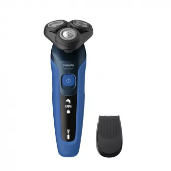 Golarka elektryczna Philips Series 5000 S5466/17 — obrotowa 3-głowicowa, bateria Li-Ion, 50 min pracy, zmywalna, mokra i sucha